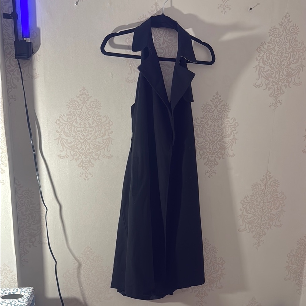 Burberry Black Halter Sundress Cocktail